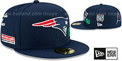 Patriots CITY TRANSIT Navy Fitted Hat by New Era - 2nd View