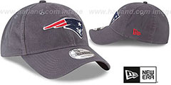 Patriots CORE-CLASSIC STRAPBACK Charcoal Hat by New Era - 2nd View