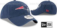 Patriots CORE-CLASSIC STRAPBACK Navy Hat by New Era - 2nd View