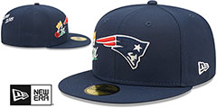 Patriots CROWN CHAMPS Navy Fitted Hat by New Era - 2nd View