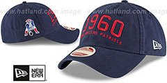 Patriots ESTABLISHED YEAR STRAPBACK Navy Hat by New Era - 2nd View