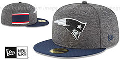 Patriots HOME ONFIELD STADIUM Charcoal-Navy Fitted Hat by New Era - 2nd View