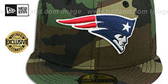 Patriots NFL TEAM-BASIC Army Camo Fitted Hat by New Era - 2nd View