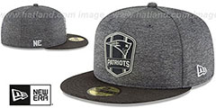 Patriots ROAD ONFIELD STADIUM Charcoal-Black Fitted Hat by New Era - 2nd View