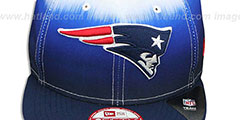 Patriots SUBLENDER SNAPBACK Navy-White Hat by New Era - 2nd View