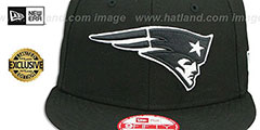 Patriots TEAM-BASIC SNAPBACK Black-White Hat by New Era - 2nd View