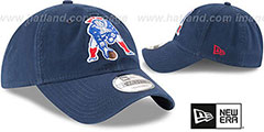 Patriots THROWBACK CORE-CLASSIC STRAPBACK Navy Hat by New Era - 2nd View