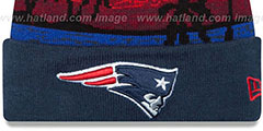 Patriots WINTER BEACHIN Knit Beanie Hat by New Era - 2nd View