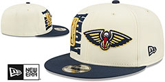 Pelicans 2022 NBA DOUBLE WHAMMY DRAFT SNAPBACK Hat by New Era - 2nd View