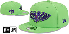 Pelicans 24-25 ALTERNATE CITY-EDITION SNAPBACK Hat by New Era - 2nd View