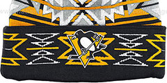 Penguins GEOTECH Knit Beanie by Mitchell and Ness - 2nd View