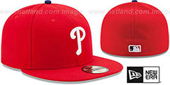 Phillies AC-ONFIELD GAME Hat by New Era - 2nd View