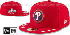 Phillies 2018 MLB ALL-STAR WORKOUT Fitted Hat by New Era - 2nd View