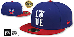 Phillies ALTERNATE CITY CONNECT Royal-Red Fitted Hat by New Era - 2nd View