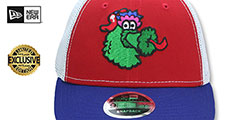 Phillies LP PHILLIE PHANATIC TRUCKER SNAPBACK Red-White-Royal Hat by New Era - 2nd View