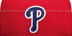 Phillies MLB DIAMOND ERA 59FIFTY Red-Royal BP Hat by New Era - 2nd View