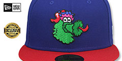 Phillies PHILLIE PHANATIC Royal-Red Fitted Hat by New Era - 2nd View