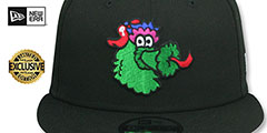 Phillies PHILLIE PHANATIC SNAPBACK Black Hat by New Era - 2nd View