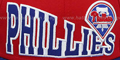 Phillies STOKED SNAPBACK Red-Royal Hat by New Era - 2nd View