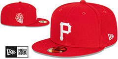 Pirates 1959 ASG SIDE-PATCH UP Red-White Fitted Hat by New Era - 2nd View