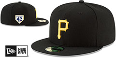 Pirates 2023 JACKIE ROBINSON GAME Hat by New Era - 2nd View