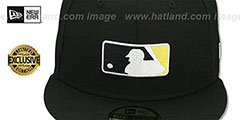 Pirates TEAM MLB UMPIRE Black Hat by New Era - 2nd View