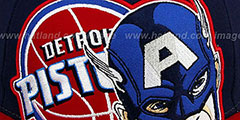 Pistons HERO-HCL Navy-Red Fitted Hat by New Era - 2nd View