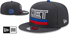 Pistons STATEMENT SNAPBACK Grey Hat by New Era - 2nd View