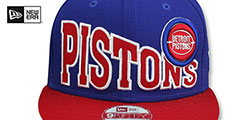 Pistons STOKED SNAPBACK Royal-Red Hat by New Era - 2nd View