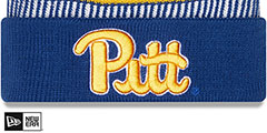 Pittsburgh STRIPED Knit Beanie Hat by New Era - 2nd View