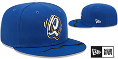 Quakes MILB ONFIELD HOME Royal Fitted Hat by New Era - 2nd View