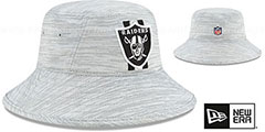 Raiders 2021 NFL TRAINING BUCKET Hat by New Era - 2nd View