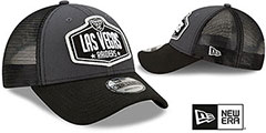 Raiders 2021 NFL TRUCKER DRAFT 940 SNAP Hat by New Era - 2nd View