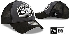 Raiders 2021 NFL TRUCKER DRAFT FLEX  Hat by New Era - 2nd View