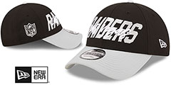 Raiders 2022 NFL DRAFT 940 SNAPBACK Black-Grey Hat by New Era - 2nd View