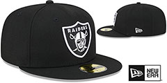 Raiders 2023 ONFIELD CRUCIAL CATCH Fitted Hat by New Era - 2nd View