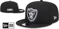 Raiders 2024 NFL DRAFT SNAPBACK Black Hat by New Era - 2nd View