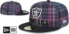 Raiders 2024 ONFIELD CRUCIAL CATCH Fitted Hat by New Era - 2nd View