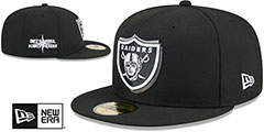 Raiders 2024 NFL DRAFT Black Fitted Hat by New Era - 2nd View