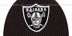 Raiders CHILLER FILLER BEANIE Black-Grey by New Era - 2nd View