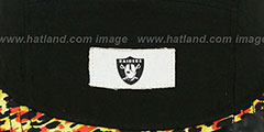 Raiders LEOPARD CAMPER STRAPBACK Black Hat by New Era - 2nd View