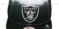 Raiders SUBLENDER SNAPBACK Black-White Hat by New Era - 2nd View