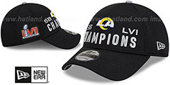 Rams SUPER BOWL LVI CHAMPS LOCKER ROOM Hat by New Era - 2nd View