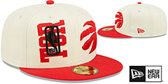 Raptors 2022 NBA DOUBLE WHAMMY DRAFT Fitted Hat by New Era - 2nd View