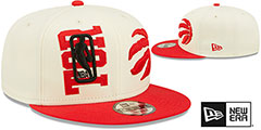 Raptors 2022 NBA DOUBLE WHAMMY DRAFT SNAPBACK Hat by New Era - 2nd View