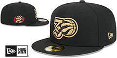 Raptors 24-25 ALTERNATE CITY-EDITION Fitted Hat by New Era - 2nd View