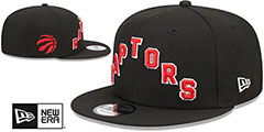 Raptors STATEMENT SNAPBACK Black Hat by New Era - 2nd View