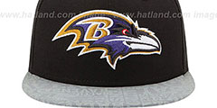 Ravens 2014 NFL DRAFT Black Fitted Hat by New Era - 2nd View