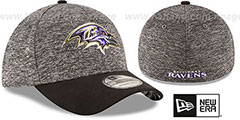 Ravens 2016 MONOCHROME NFL DRAFT FLEX Hat by New Era - 2nd View