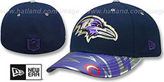 Ravens 2017 LOW-CROWN SPOTLIGHT Fitted Hat by New Era - 2nd View